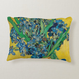 Coussins Décoratifs Vase Van Gogh avec Iris Classic Impressionnisme