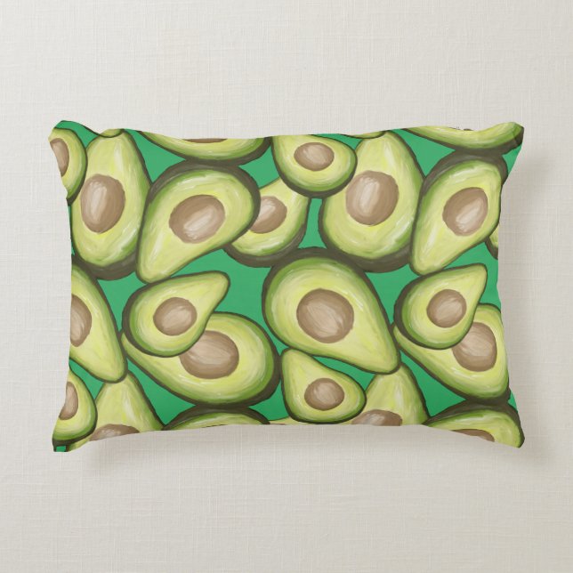 Coussins Décoratifs Végétal Cuit Gourmet Avacados (Devant)