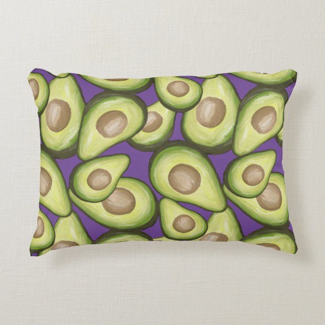Coussins Décoratifs Végétal Cuit Gourmet Avacados (Devant)