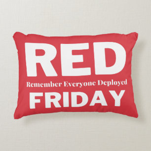 Coussins Décoratifs Vendredi rouge rappelez-vous tout le monde déployé
