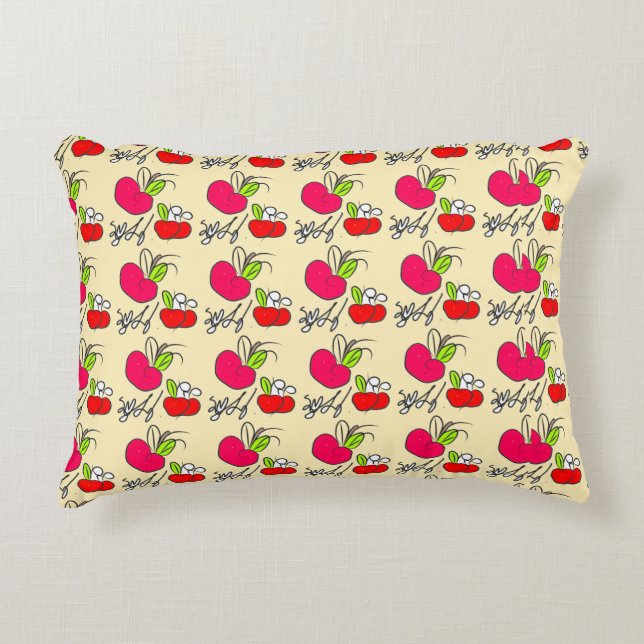Coussins Décoratifs Verger de Pommes Fraîches (Devant)