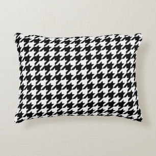 Coussins Décoratifs Vérification de la position de base en noir et bla