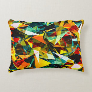 Coussins Décoratifs Verre cristal abstrait géométrique moderne coloré