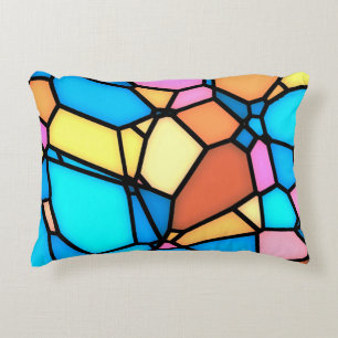 Coussins Décoratifs Verre multicolore 