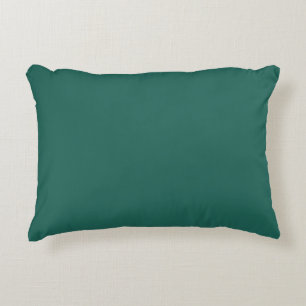 Coussins Décoratifs Vert bleu foncé (couleur unie)