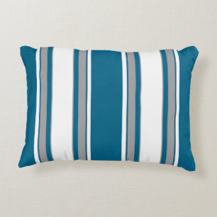 Coussins Décoratifs Vert bleu, Turquoise, Gris, Gris, Blancs
