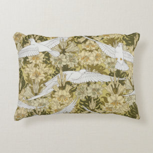 Coussins Décoratifs Vert sauge vintage motif floral Dove & Lily