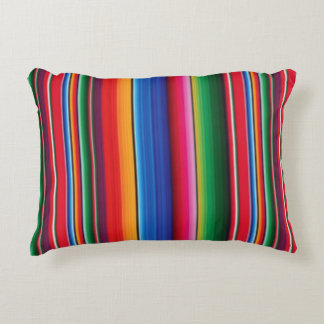 Coussins Décoratifs Vibrant mexicain rayé design occidental