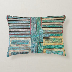 Coussins Décoratifs vieille porte vintage en bois