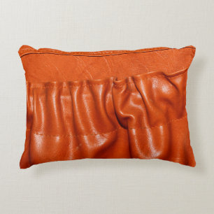 Coussins Décoratifs Vieux cuir vintage siège auto détail. bleu, d'anta