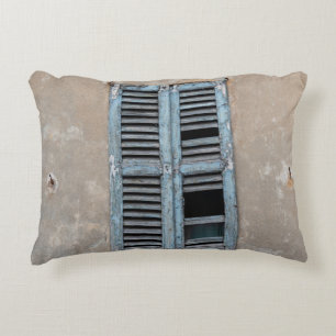 Coussins Décoratifs Vieux fenêtre en bois ruiné de vieille maison anti