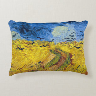 Coussins Décoratifs Vincent van Gogh - Champ de blé aux corbeaux