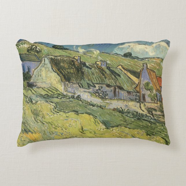 Coussins Décoratifs Vincent van Gogh - Chaumières (Devant)