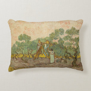 Coussins Décoratifs Vincent van Gogh - Femmes cueillant des olives