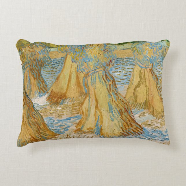 Coussins Décoratifs Vincent van Gogh - Gerbes de Blé (Devant)