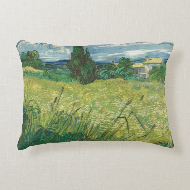 Coussins Décoratifs Vincent van Gogh - Green Field (Devant)
