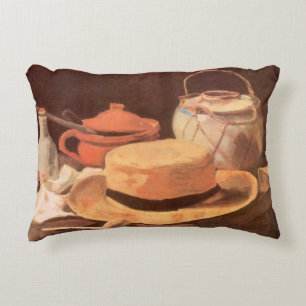 Coussins Décoratifs Vincent van Gogh - Nature morte avec chapeau de pa