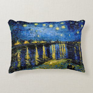 Coussins Décoratifs Vincent Van Gogh Nuit étoilée sur le Rhône 1888