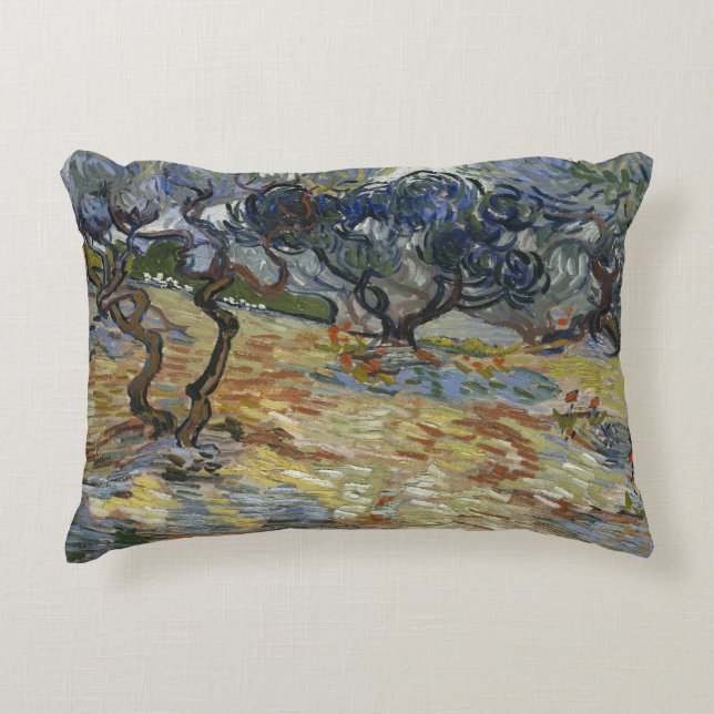 Coussins Décoratifs Vincent van Gogh - Olive Trees (Devant)