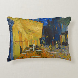 Coussins Décoratifs Vincent van Gogh - Terrasse de café la nuit