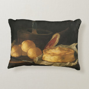 Coussins Décoratifs Vintage Baroque Encore Vie avec Pain, Tarte, Jambo