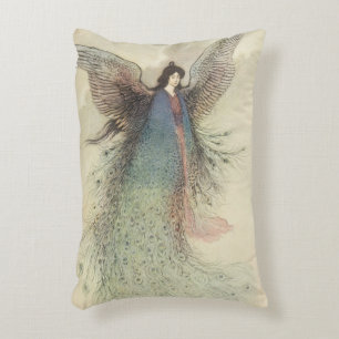Coussins Décoratifs Vintage conte de fées japonaises, le chef de lune
