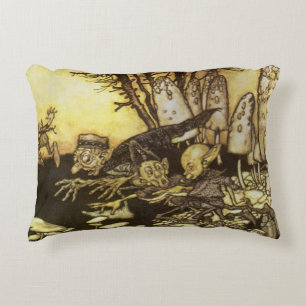 Coussins Décoratifs Vintage Fairy Tale, Band of Workmen de Rackham