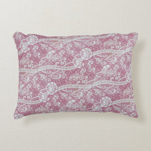 Coussins Décoratifs Vintage Floral rose Fleurs blanches John Henry Dea