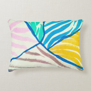Coussins Décoratifs vintage Motif sans couture main dessinée jardin bl