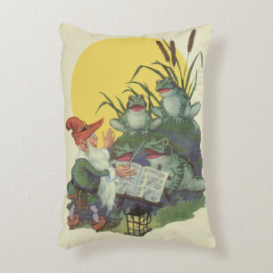 Coussins Décoratifs Vintage Music Magazine Couverture Art, Etude Frog