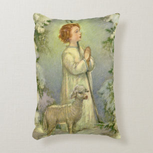 Coussins Décoratifs Vintage Religion, le Christ le Bon Berger