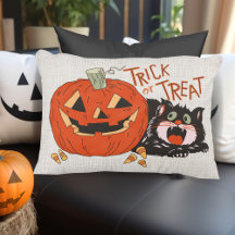 Vintage Retro Trick ou Trick Halloween