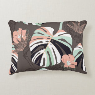 Coussins Décoratifs Vintage Seamless pattern. Contemporary tropical fl