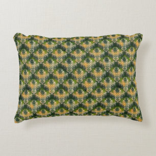Coussins Décoratifs Vintage Vert blanc motif floral St Patrick rétro