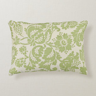 Coussins Décoratifs Vintage William Morris Floral Motif Vert