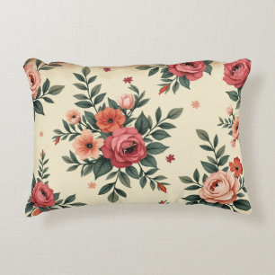 Coussins Décoratifs Vintages motifs floraux avec élégance classique