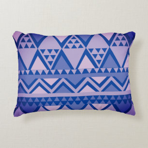 Coussins Décoratifs Violet Motif d'art tribal simple