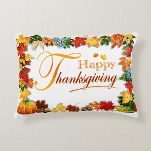 Coussins Décoratifs Vœux élégants de Thanksgiving