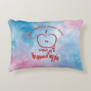Coussins Décoratifs Vous êtes la Pomme de Mon Gâteau Personnalisé 
