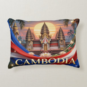 Coussins Décoratifs Voyage Culture National CAMBODGE