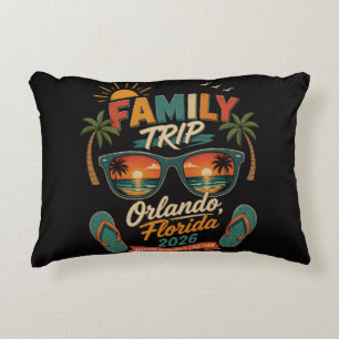 Coussins Décoratifs Voyage en famille Orlando Floride 2026
