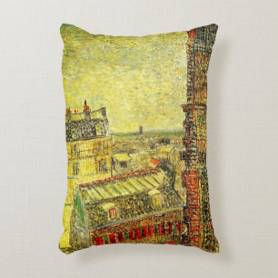 Coussins Décoratifs Vue de Paris depuis la chambre de Vincent par Vinc