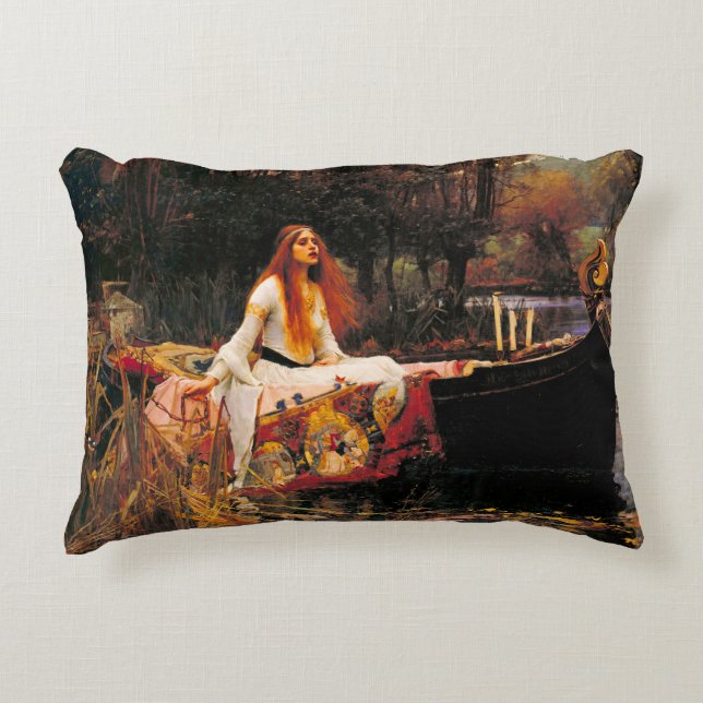 Coussins Décoratifs Waterhouse Lady of Shalott (Devant)