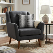 Coussins décoratifs - Wavy noir et blanc
