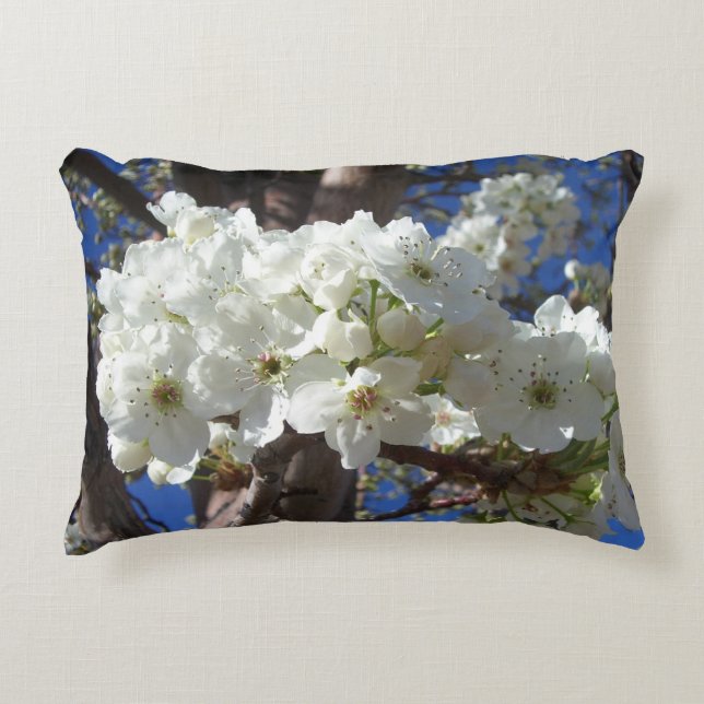 Coussins Décoratifs White Blossoms II (Devant)