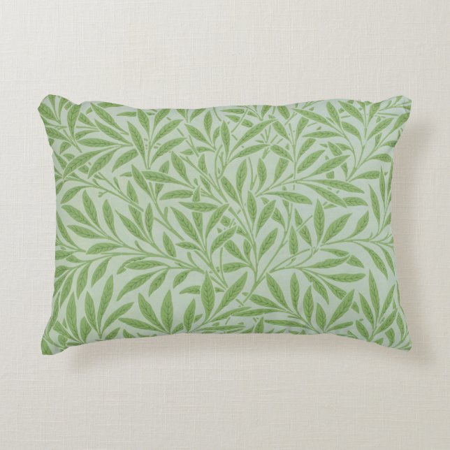 Coussins Décoratifs William Morris Fleur Willow Classic Green (Devant)