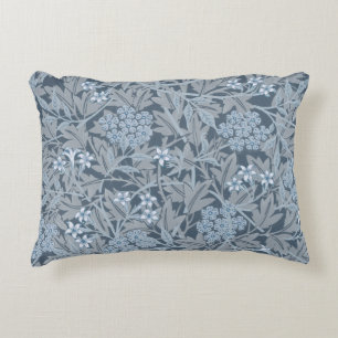 Coussins Décoratifs William Morris Vintage Floral Jasmine Bleu
