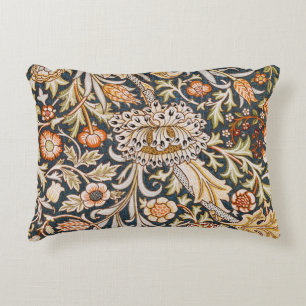 Coussins Décoratifs William Morris Vintage Trent Motif Floral Bleu
