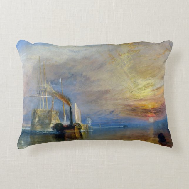 Coussins Décoratifs William Turner - Le Fighting Temeraire (Devant)