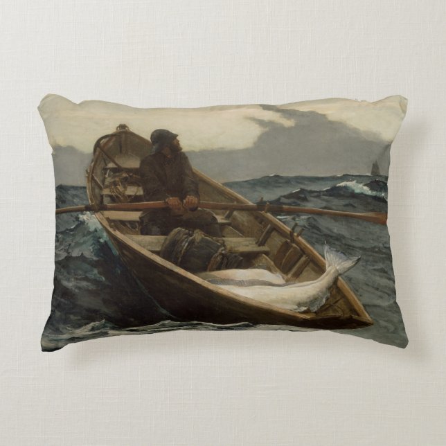 Coussins Décoratifs Winslow Homer - L'avertissement de brouillard (Devant)